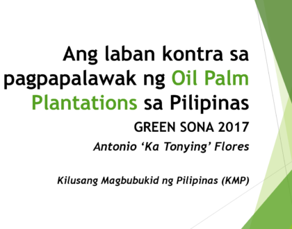 Palm Oil Expansion In The Philippines