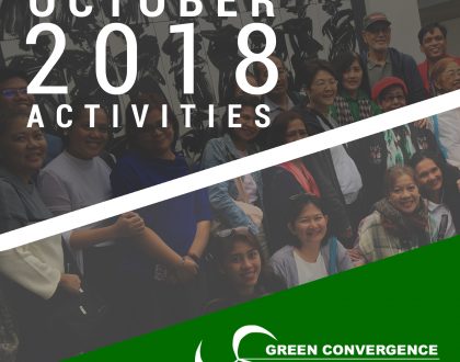 Calendar of Activities: October 2018