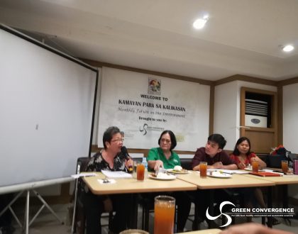 Kamayan emphasizes forests' role to greenhouse gas reduction