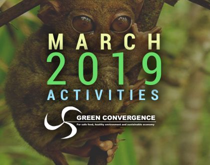 Calendar of Activities: March 2019