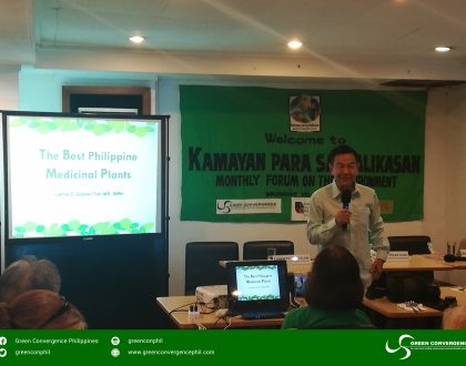 Green Convergence to PH gov’t: ‘Invest in native medicinal plants!’