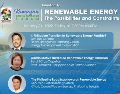 Transition to Renewable Energy: The Possibilities and Constraints