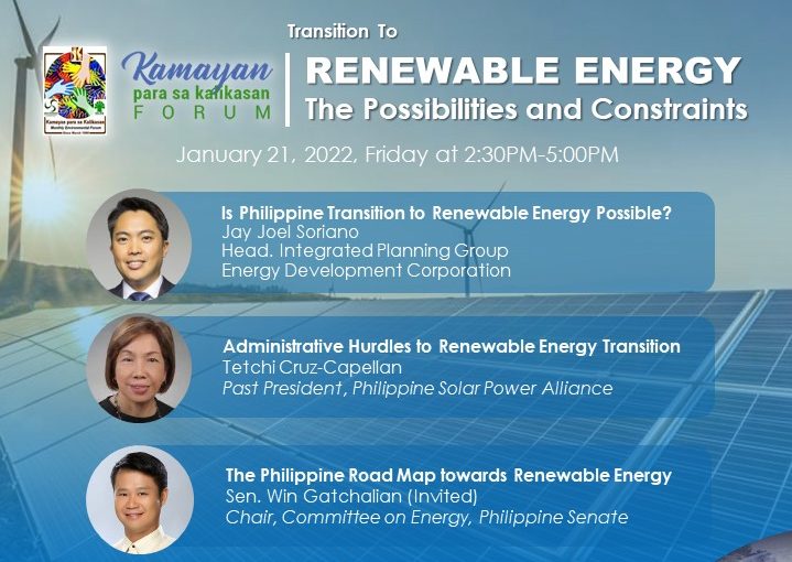 Transition to Renewable Energy: The Possibilities and Constraints