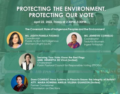 PROTECTING THE ENVIRONMENT, PROTECTING OUR VOTE