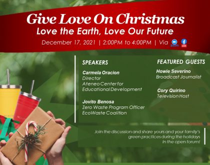 Give Love On Christmas: Love the Earth, Love the Future