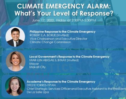 CLIMATE EMERGENCY ALARM: What’s Your Level of Response?
