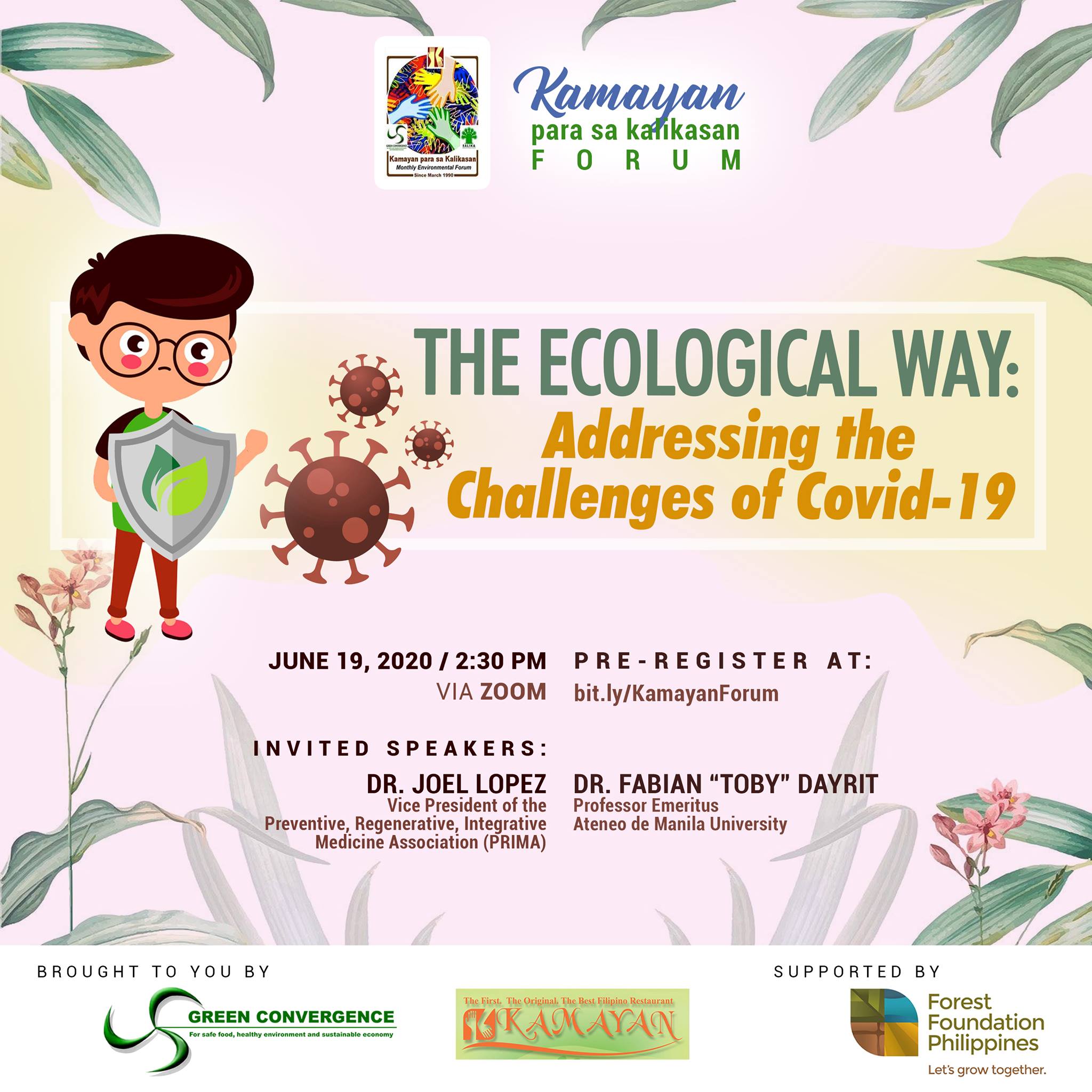 The Ecological Way: Addressing the Challenges of Covid-19