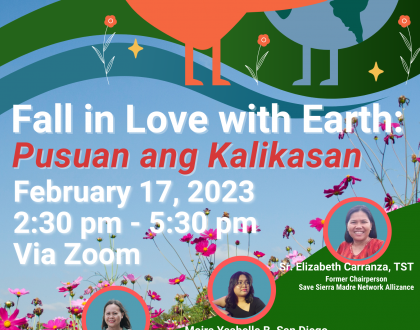 Fall in Love with Earth: "Pusuan ang Kalikasan"