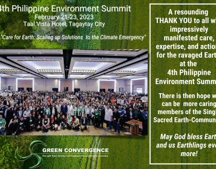 Our heartfelt gratitude to all those who have been part of the 4th Philippine Environment Summit