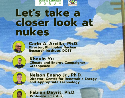 "Let's take a closer look at nukes"