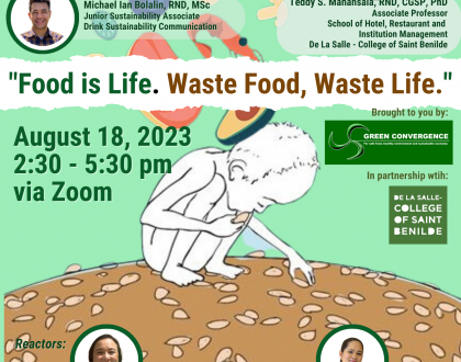 Food is Life. Waste Food, Waste Life.
